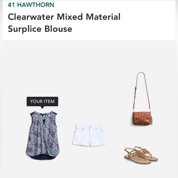 41 Hawthorn Clearwater Mixed Material Surplice - XSP - Picture 7 of 7